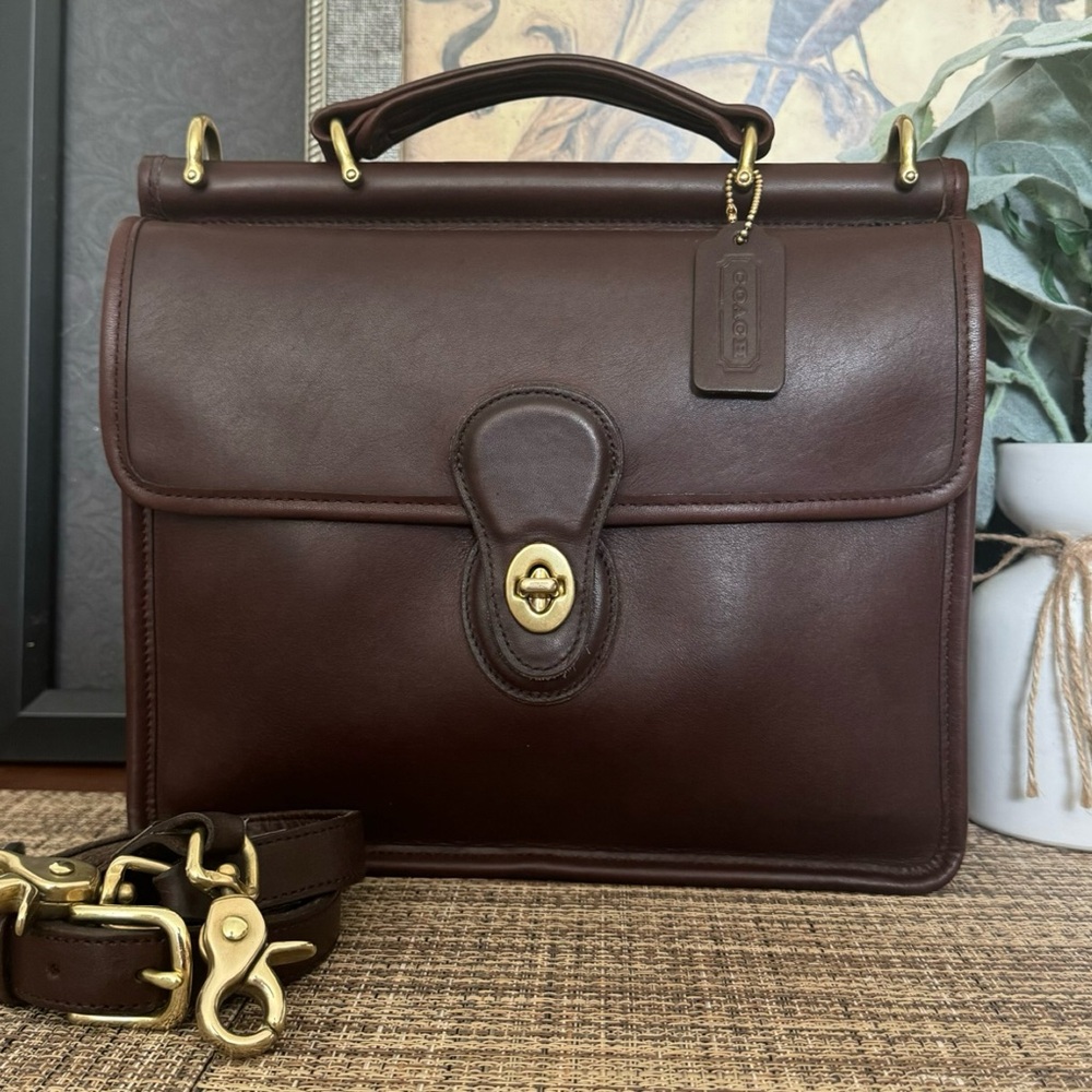❤️SOLD❤️Vintage Coach Mahogany Willis Bag 9927 - Picture 3 of 14